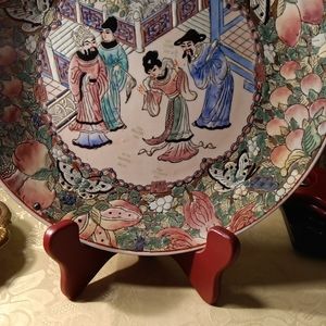 Elegant Multicolor Decorative Plate